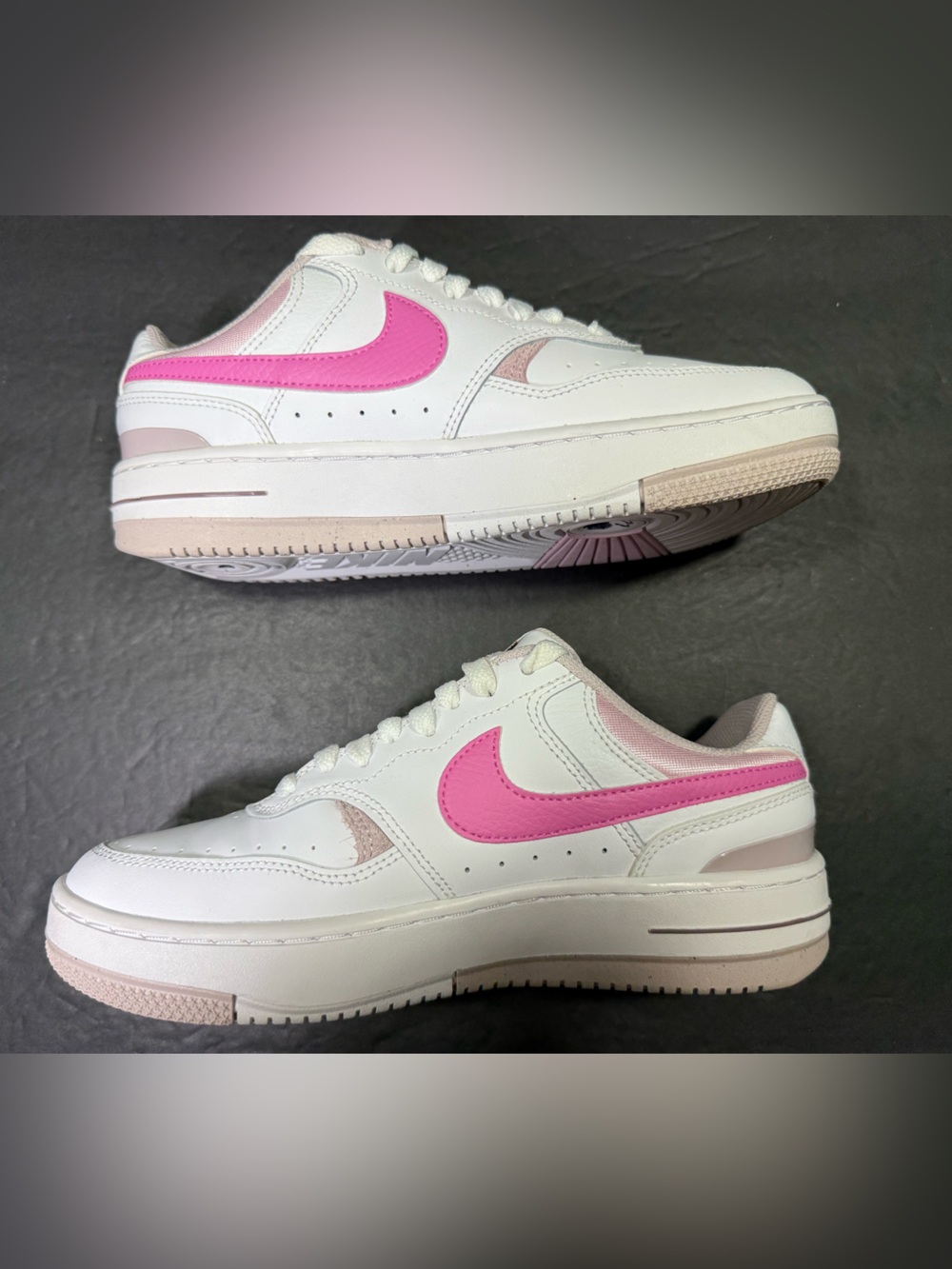 Nike Air Gamma Force Women’s White Pink Sneakers Shoe Size- 7.5 - Picture 5 of 10